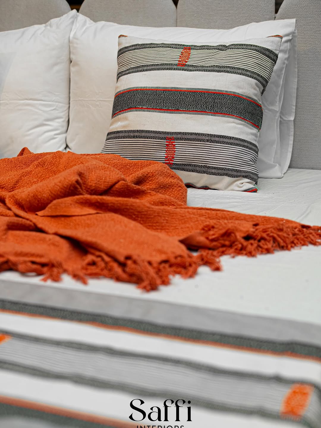 Coussin Décoratif Rayé